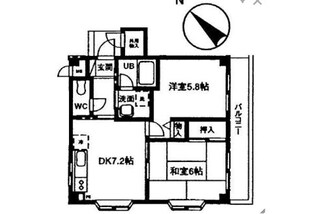 リバーパールの物件間取画像